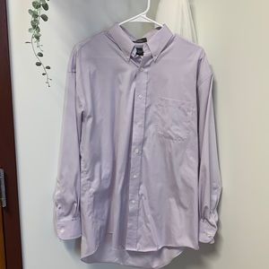 Light Purple Cotton Button Up